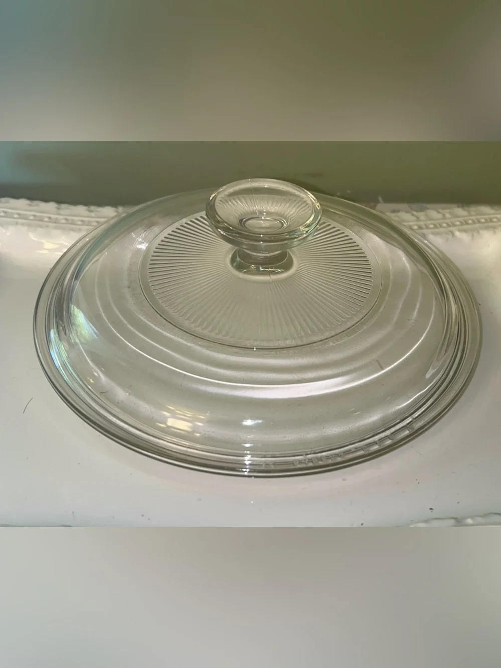 Pyrex G-5-C replacement lid Clear Glass Lid